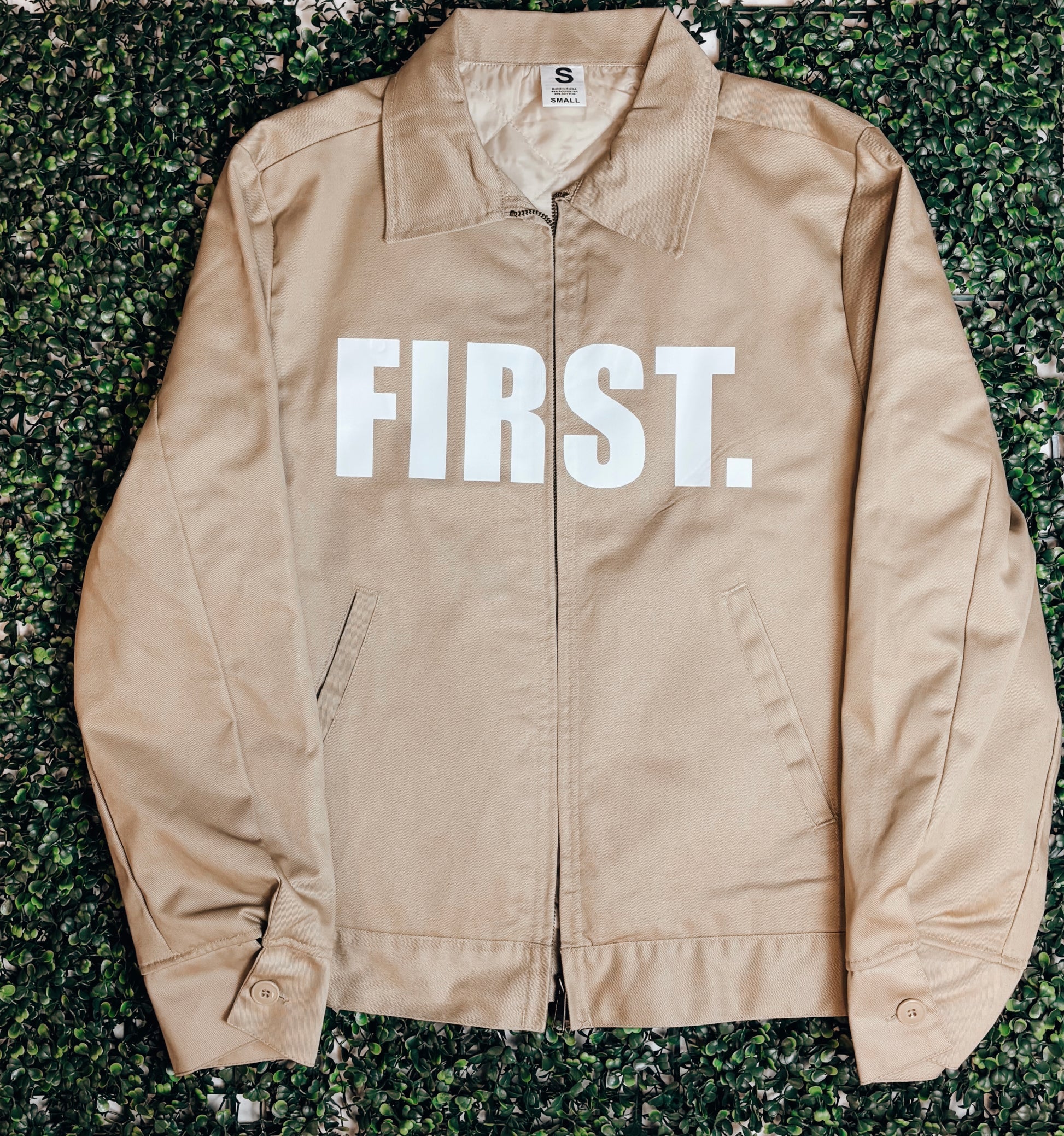 KHAKI  FIRST. WORK JACKET