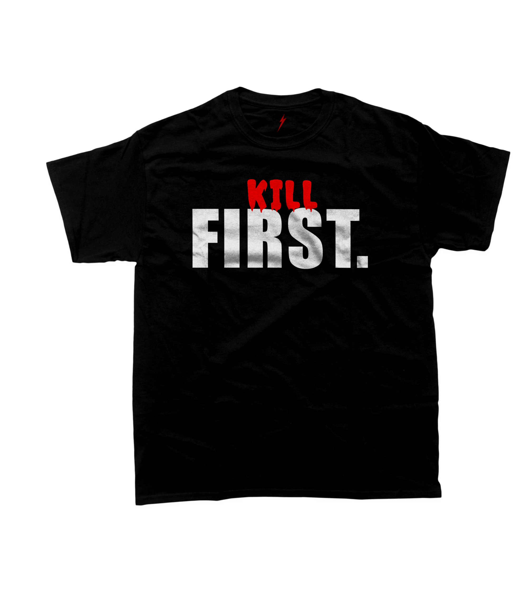First Strike Red & White Halloween Tee