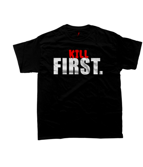 First Strike Red & White Halloween Tee